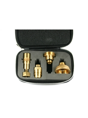 Filling adapter set with right thread for the European Union