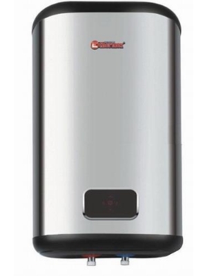 Absolute top model 80 liter boiler and it's a looker! Shiny stainless steel casing, with digital display and remote control. Model for Vertical mounting.
