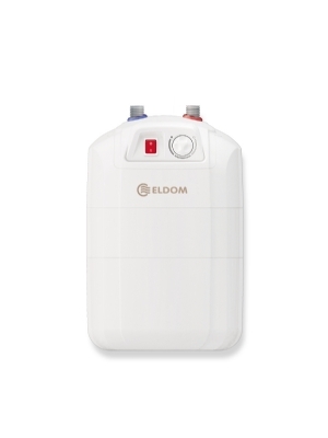 Compact standing water heater with energy class B. Ideal for under the sink.
