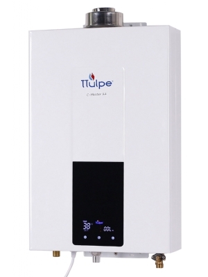 Room sealed, constant temperature, instant gas water heater,  12 LPM natural gas. (20 mbar)