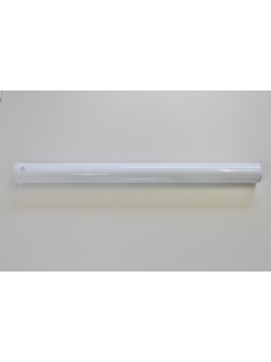 Flue pipe 80 mm white 1000 mm.